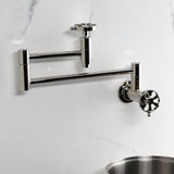 Belknap Two-Handle Wall Mount Pot Filler