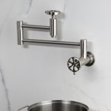 Belknap Two-Handle Wall Mount Pot Filler