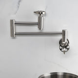 Belknap Two-Handle Wall Mount Pot Filler