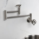 Belknap Two-Handle Wall Mount Pot Filler