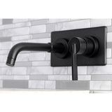 Continental Single-Handle 2-Hole Wall Mount Bathroom Faucet