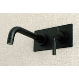 Kaiser Single-Handle 2-Hole Wall Mount Bathroom Faucet