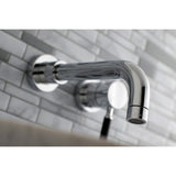 Kaiser Single-Handle 2-Hole Wall Mount Bathroom Faucet