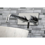 Kaiser Single-Handle 2-Hole Wall Mount Bathroom Faucet