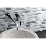 Kaiser Single-Handle 2-Hole Wall Mount Bathroom Faucet