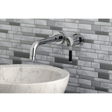 Kaiser Single-Handle 2-Hole Wall Mount Bathroom Faucet