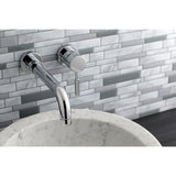 Concord Single-Handle 2-Hole Wall Mount Bathroom Faucet