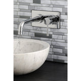 Concord Single-Handle 2-Hole Wall Mount Bathroom Faucet