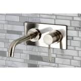 Kaiser Single-Handle 2-Hole Wall Mount Bathroom Faucet