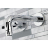 Kaiser Double-Handle 3-Hole Wall Mount Bathroom Faucet