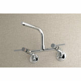 Concord Two-Handle 2-Hole Wall Mount Kitchen Faucet