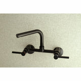 Concord Two-Handle 2-Hole Wall Mount Kitchen Faucet