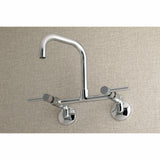 Concord Two-Handle 2-Hole Wall Mount Kitchen Faucet