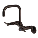 Concord Two-Handle 2-Hole Wall Mount Kitchen Faucet