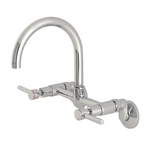 Concord Two-Handle 2-Hole Wall Mount Kitchen Faucet