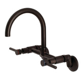 Concord Two-Handle 2-Hole Wall Mount Kitchen Faucet