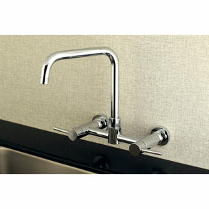 Concord Two-Handle 2-Hole Wall Mount Kitchen Faucet