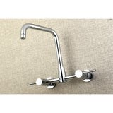 Concord Two-Handle 2-Hole Wall Mount Kitchen Faucet