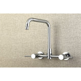 Concord Two-Handle 2-Hole Wall Mount Kitchen Faucet