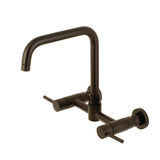 Concord Two-Handle 2-Hole Wall Mount Kitchen Faucet