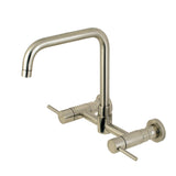 Concord Two-Handle 2-Hole Wall Mount Kitchen Faucet