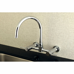 Concord Two-Handle 2-Hole Wall Mount Kitchen Faucet