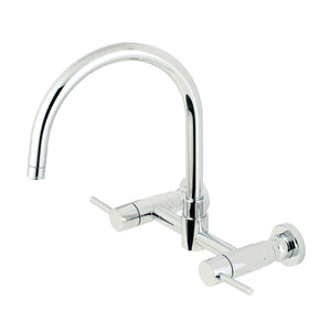 Concord Two-Handle 2-Hole Wall Mount Kitchen Faucet