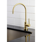 New York Single-Handle 1-Hole Deck Mount Water Filtration Faucet