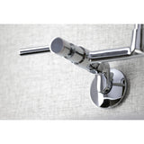 Concord Two-Handle 2-Hole Wall Mount Kitchen Faucet