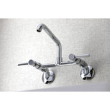 Concord Two-Handle 2-Hole Wall Mount Kitchen Faucet