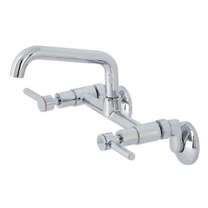 Concord Two-Handle 2-Hole Wall Mount Kitchen Faucet