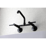 Concord Two-Handle 2-Hole Wall Mount Kitchen Faucet