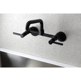 Concord Two-Handle 2-Hole Wall Mount Kitchen Faucet