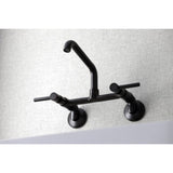 Concord Two-Handle 2-Hole Wall Mount Kitchen Faucet