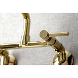 Concord Two-Handle 2-Hole Wall Mount Kitchen Faucet