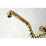 Concord Two-Handle 2-Hole Wall Mount Kitchen Faucet