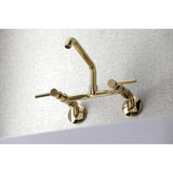 Concord Two-Handle 2-Hole Wall Mount Kitchen Faucet