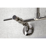 Concord Two-Handle 2-Hole Wall Mount Kitchen Faucet