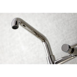 Concord Two-Handle 2-Hole Wall Mount Kitchen Faucet