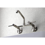 Concord Two-Handle 2-Hole Wall Mount Kitchen Faucet