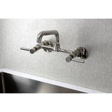 Concord Two-Handle 2-Hole Wall Mount Kitchen Faucet