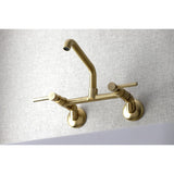 Concord Two-Handle 2-Hole Wall Mount Kitchen Faucet