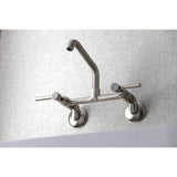 Concord Two-Handle 2-Hole Wall Mount Kitchen Faucet