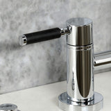 Kaiser Two-Handle 4-Hole Deck Mount Bridge Kitchen Faucet with Brass Side Sprayer