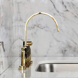 Kaiser Two-Handle 4-Hole Deck Mount Bridge Kitchen Faucet with Brass Side Sprayer