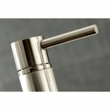 Concord Two-Handle 4-Hole Deck Mount Bridge Kitchen Faucet with Brass Side Sprayer