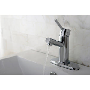 Concord Single-Handle 1-or-3 Hole Deck Mount 4-Inch Centerset Bathroom Faucet with Brass Pop-Up