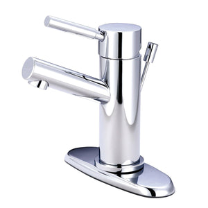 Concord Single-Handle 1-or-3 Hole Deck Mount 4-Inch Centerset Bathroom Faucet with Brass Pop-Up