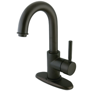 Concord Single-Handle 1-or-3 Hole Deck Mount 4-Inch Centerset Bathroom Faucet with Push-Up Pop-Up