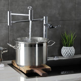 NuWave Two-Handle 1-Hole Deck Mount Pot Filler